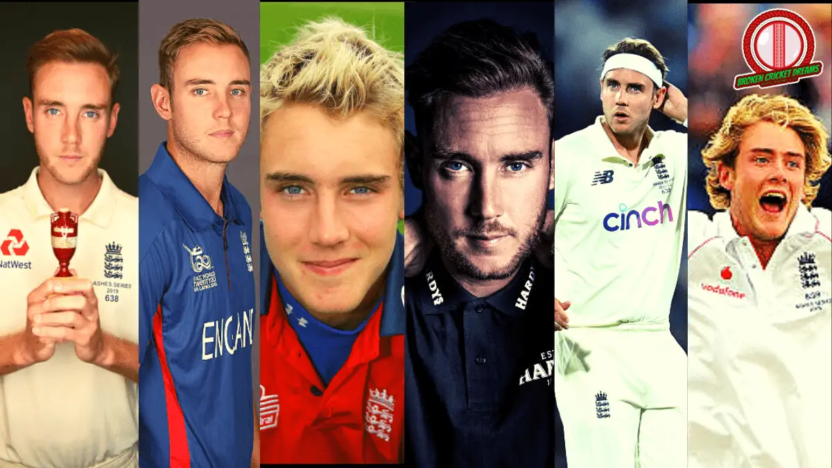 Stuart Broad Retirement - The great legend retires. Pictured here is a collage of six Broad photos taken throughout his career.