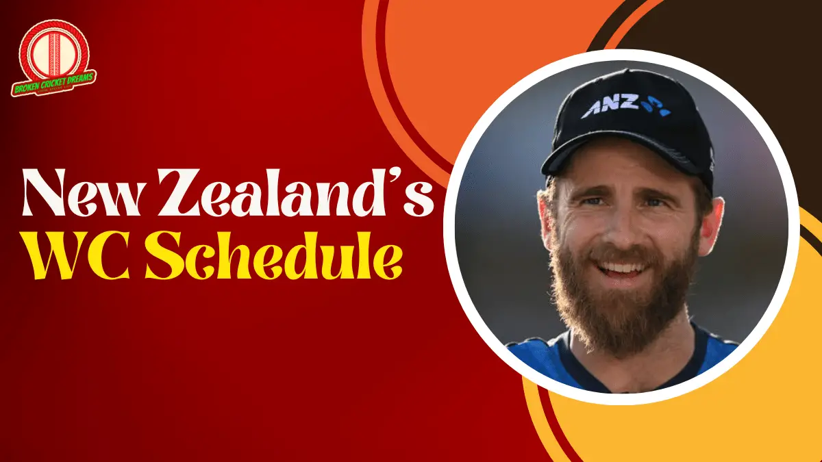 New Zealand Cricket Schedule 2023 Cricket World Cup