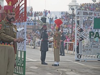 Photo of Wagah border, where India-Pakistan meet