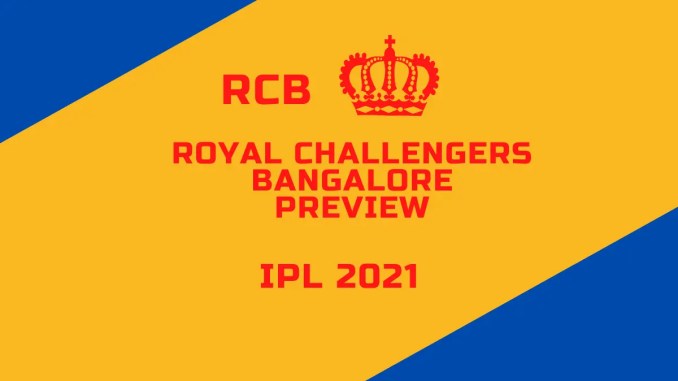Royal Challengers Bangalore Preview Banner
