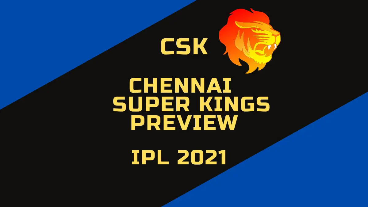 Chennai Super Kings Preview Custom Banner