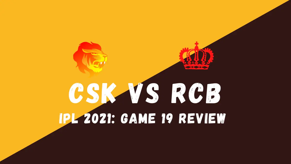 CSK Vs RCB IPL 2021 Match 19 Review: Jadeja’s Superhuman Outing Makes It Big Win For CSK
