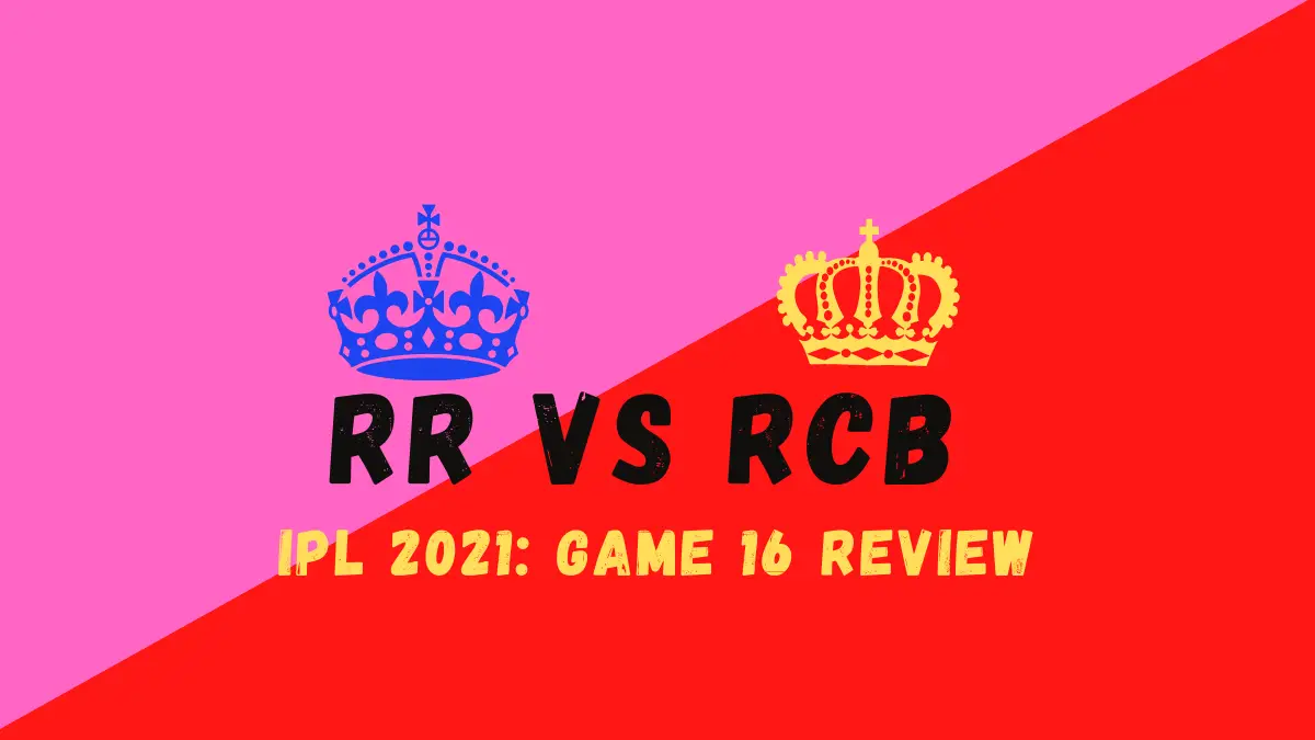 RCB Vs RR Graphic