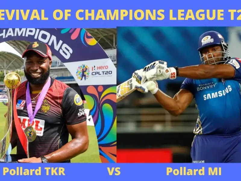 Champions League - Photos of Pollard in TKR and MI