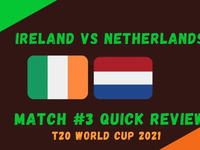 Ireland Vs Netherlands Graphic
