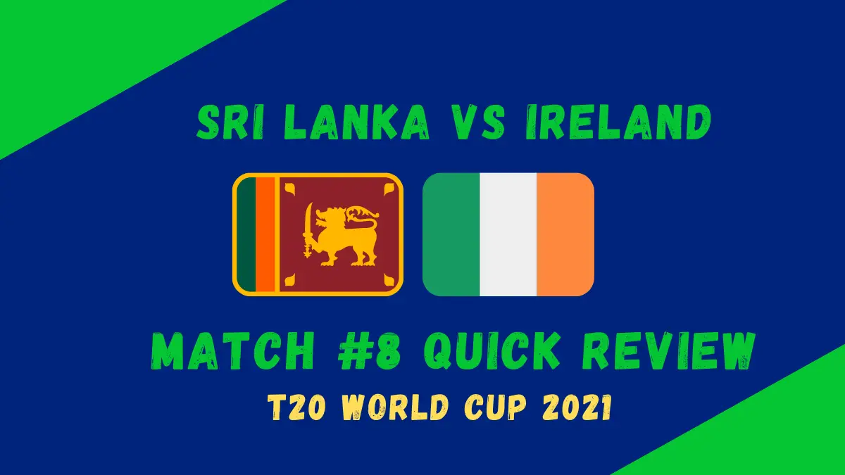 Sri Lanka Vs Ireland Graphic