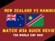 New Zealand Vs Namibia Graphic
