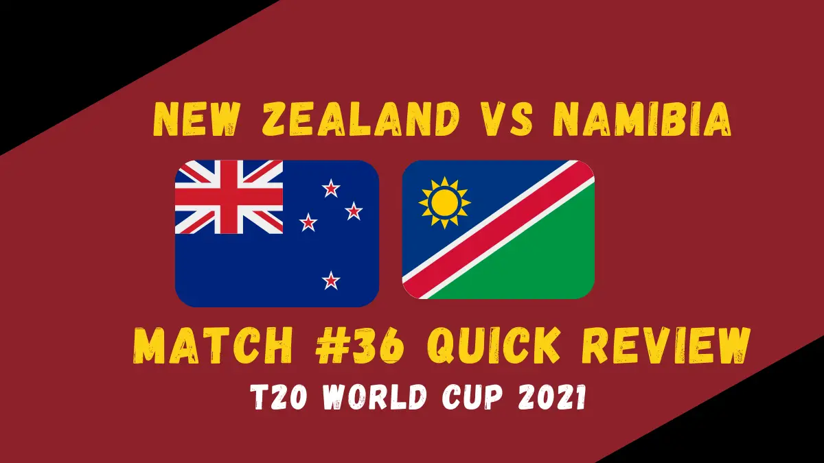 New Zealand Vs Namibia Graphic