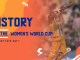 History of Women's Cricket World Cup Graphic With Picture of Belinda Clark - 1997 Women's Cricket World Cup
