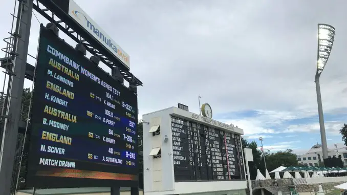 Australia Vs England Ashes Women's Test Scorecard