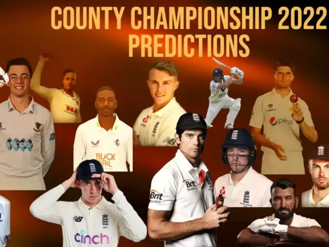 County Championship 2022 Predictions - Collage of Key Players