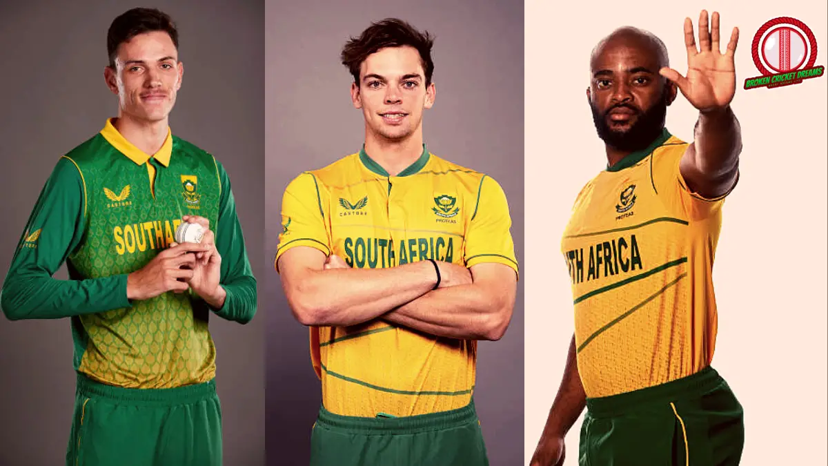 SA20 League Winners and Losers: Portrait photos of Tristan Stubbs, Marco Jansen, and Temba Bavuma