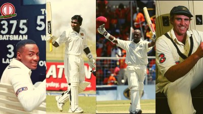 Top 31 Highest Scores in Test Cricket: Brian Lara 400, Matthew Hayden 380, Can You Guess Who Has the Most Triple Centuries in Test Cricket?