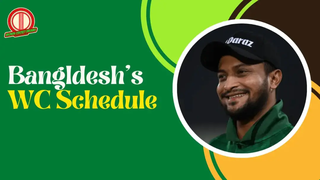 Bangladesh Cricket Schedule 2023 Cricket World Cup (The Complete Guide): ICC Cricket World Cup 2023 Bangladesh’s Fixtures