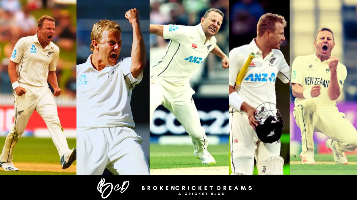 Neil Wagner Profile Pictures - The Many Faces of Neil Wagner's celebration and batting