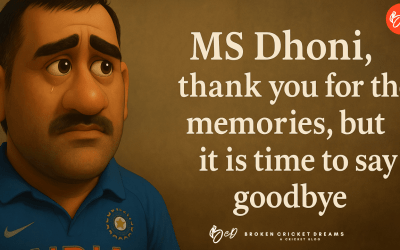 Dear MS Dhoni, Thanks for the Memories. But It’s Time To Say Goodbye